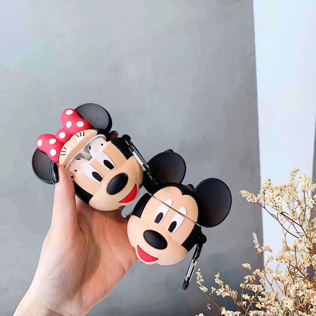 3D чехол для наушников для Airpods 2, силиконовый чехол с котом из мультфильма, милый чехол для наушников для Apple Air Pods, чехлы для наушников, аксессуары