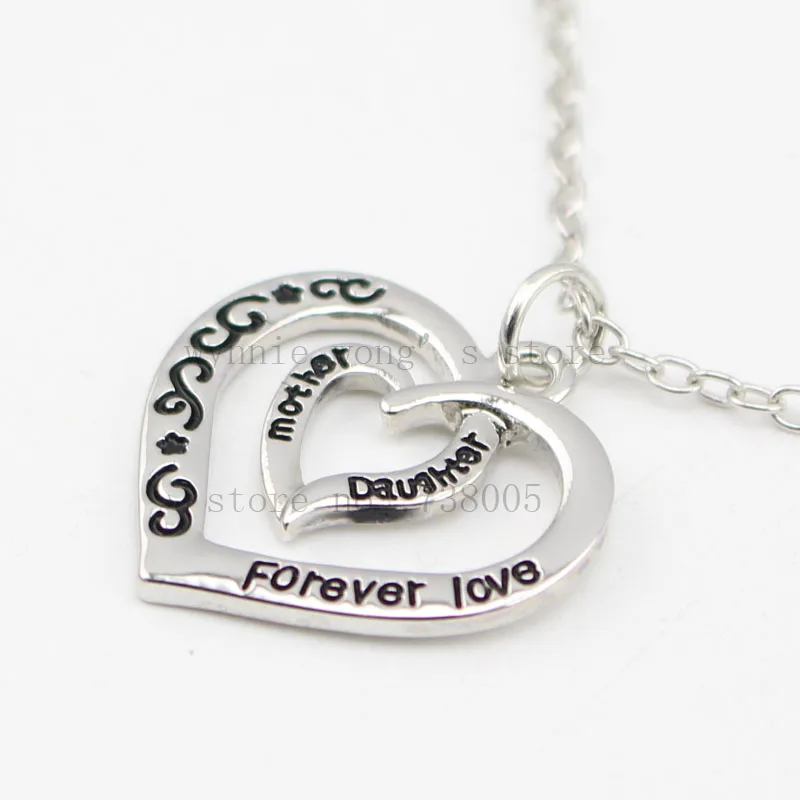 Новое поступление 2017 ювелирные изделия подвеска в виде сердца с надписью Мама и
