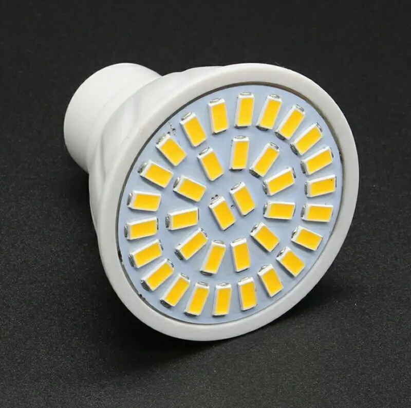MR16 GU10 E27 светодиодный светильник 3 Вт 4 Вт 5 Вт 5730SMD светодиодный светильник 110 В 220 В или 12 В лампада Светодиодный точечный светильник s вниз светильник теплый белый 3000K CE UL