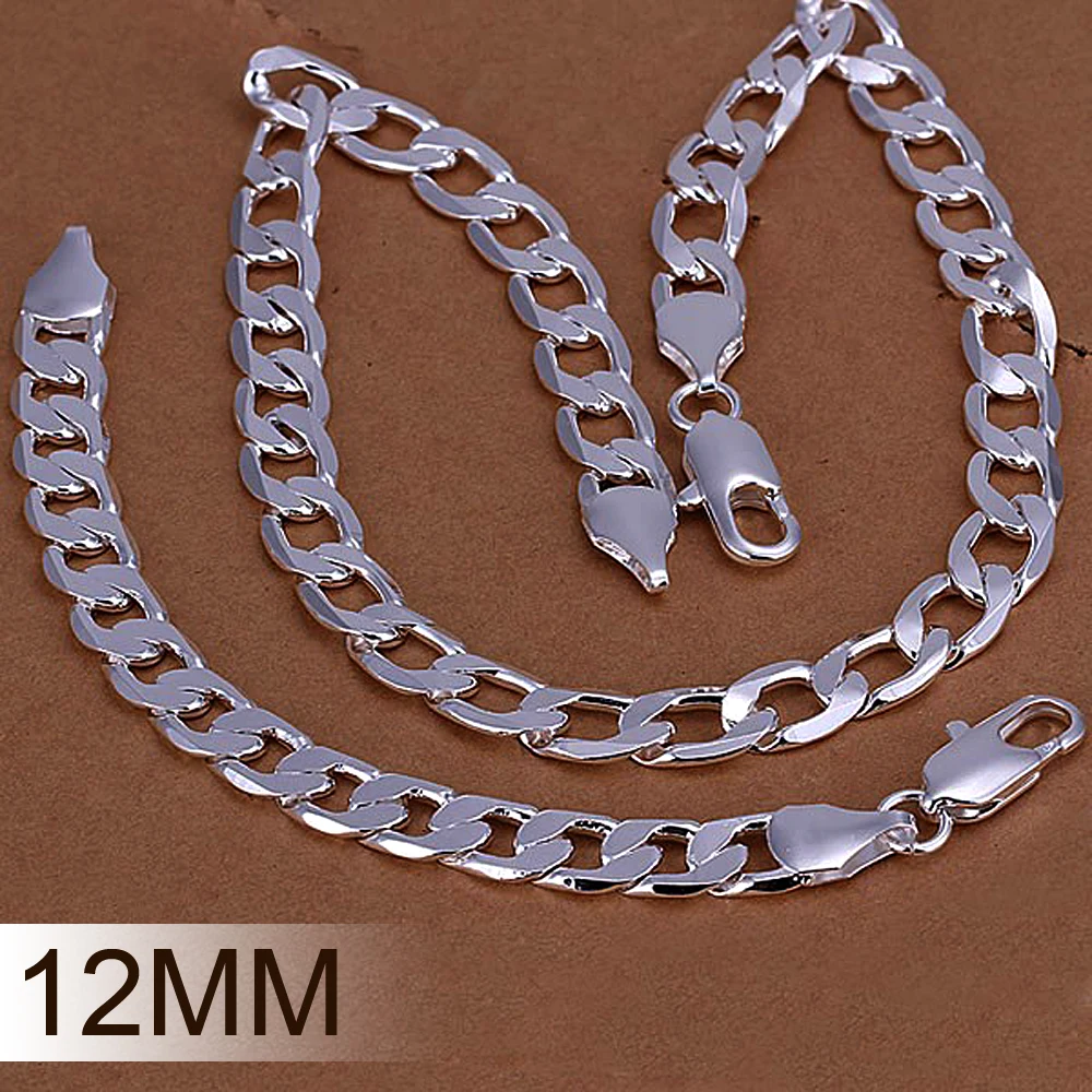 10 комплектов оптовая продажа ювелирные изделия из серебра 925 пробы модные 12 мм