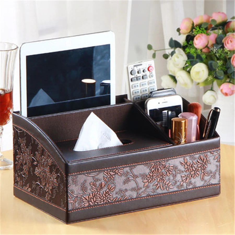 Простой креативный кожаный держатель для салфеток домашний инструмент бумажных