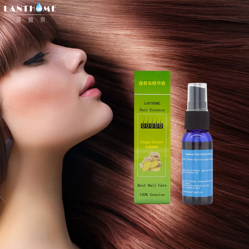 

30ml Hair Growth Essential Oil Chinese Herbal Ginger Liquid Anti Hair Loss Hair Care Treaments Pilatory Sprayer Essential Oil