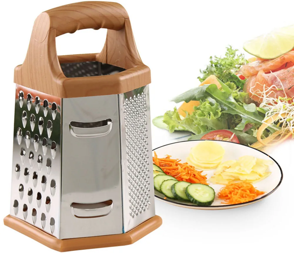 Кухонный Многофункциональный шестигранный Овощечистка Veggie Chopper Высокое качество нержавеющая сталь Картофель Яблоко приспособление для чистки овощей и фруктов инструменты