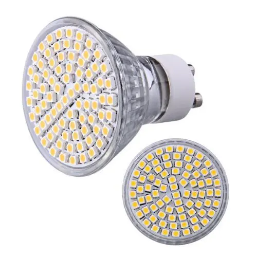 4 X GU10 ампульная лампа Spot 3528 SMD 80 светодиодный s Blanc Hot 3600K AC 230V 5000k 4W светодиодные