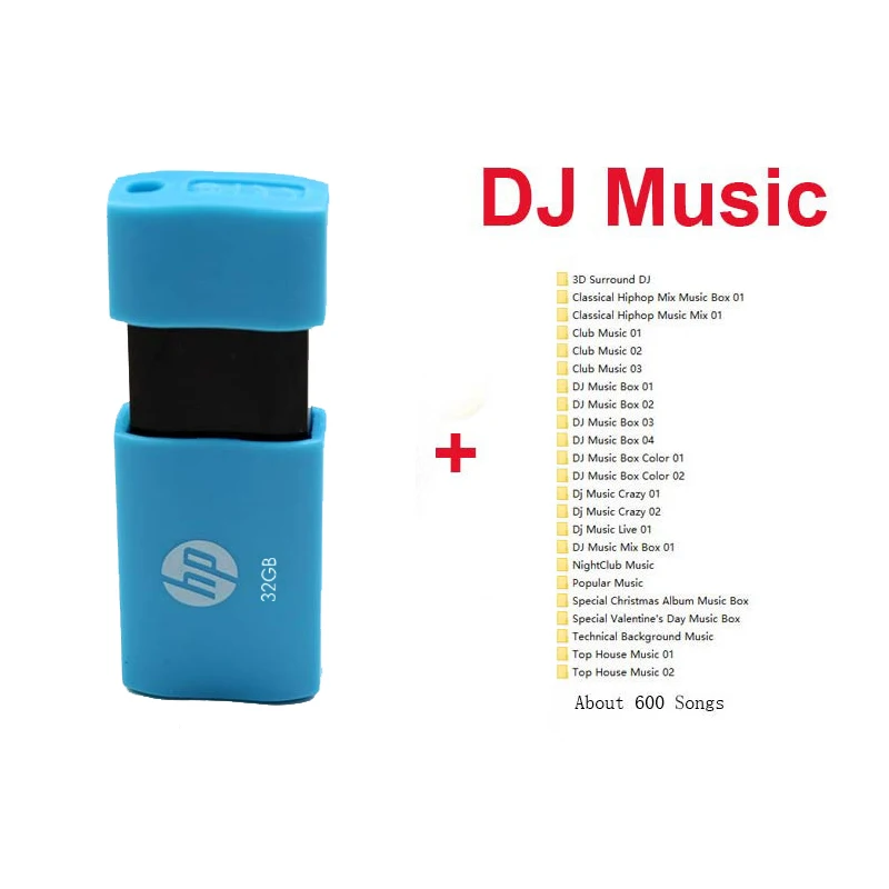 Оригинальная USB-флешка HP Pendrive пластмассовая синяя 32G V152W флеш-накопитель USB-накопитель мини-накопитель U дисковая флешка - Цвет: V152W 32G Plus DJ