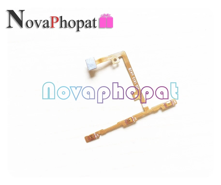 

10PCS Novaphopat Tested Switch on/off Volume Ribbon For Vodafone Smart Prime 7 VFD600 Power Button Flex Cable Replacement