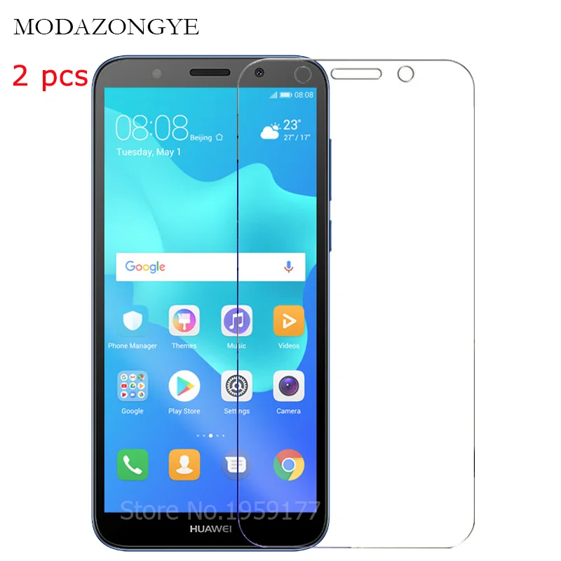 

2pcs Tempered Glass For Huawei Y5 Prime 2018 Screen Protector Huawei Y5 2018 Screen Protector For Huawei Y5 Prime 2018 DRA-L22