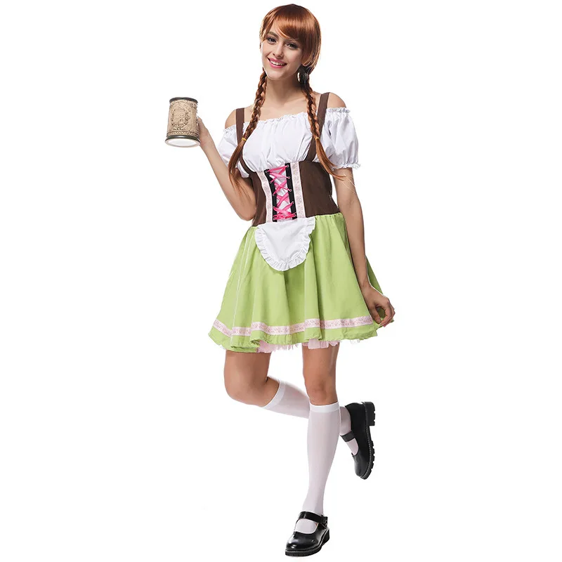 Bavarian Oktoberfest маскарадный костюм для взрослых карнавальный Хэллоуина сексуальные