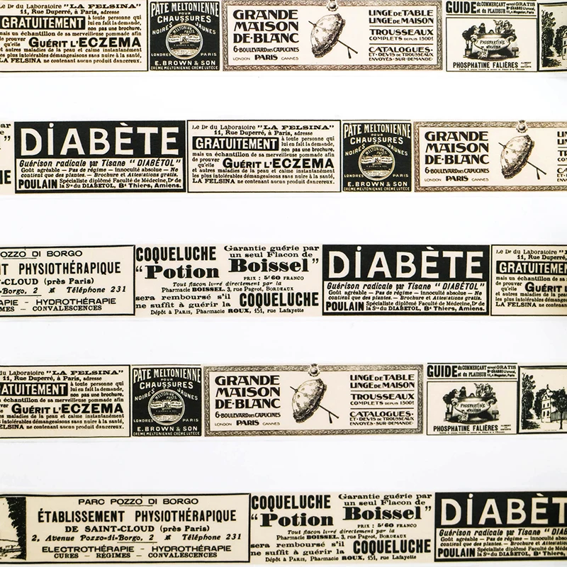 1 шт. Творческий Ретро Стиль Васи Бумага клейкой ленты для лента скрапбукинга