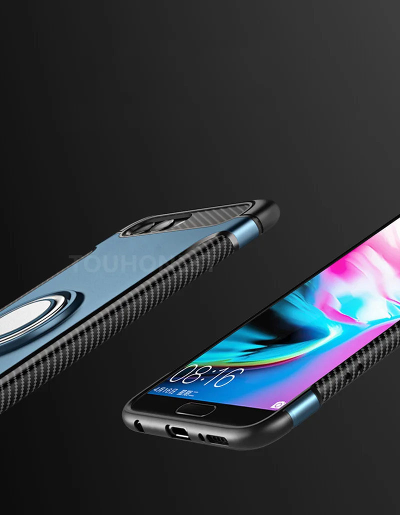 Противоударный чехол для телефона для huawei P30 Pro Nova 4 Nova 3 Honor 10 8X Коврики 20 Lite P20 Pro P10 Lite Y9 чехол с кольцо-держатель на палец