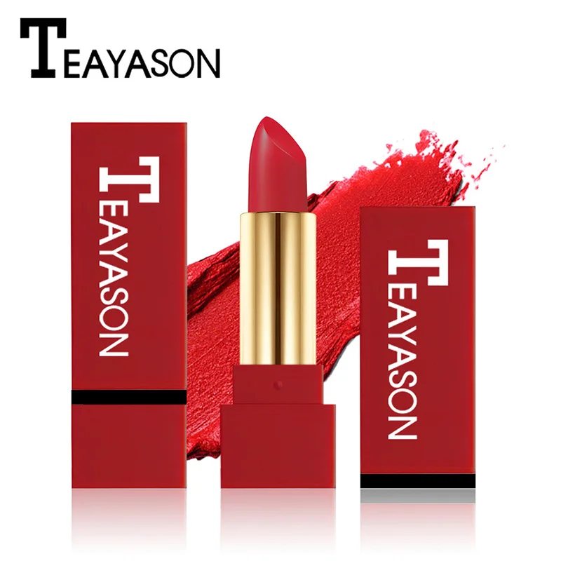 TEAYASON 12 цветов матовые помады макияж водостойкие русалки красные Увлажняющая