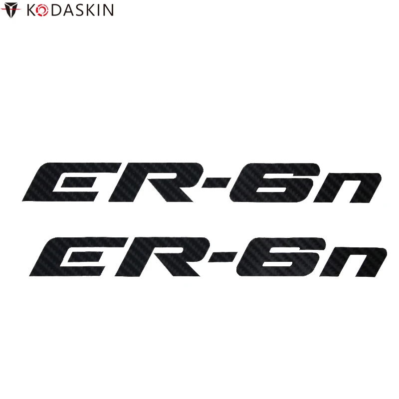 Мотоциклетные наклейки KODASKIN черные Углеродные для er 6n аксессуары ER 6N ER6N|decals for