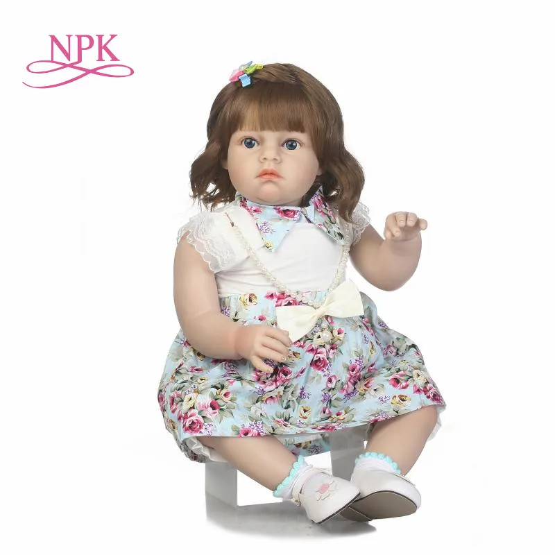 Реалистичная мягкая силиконовая кукла для новорожденных 70 см|doll soft|reborn toddler