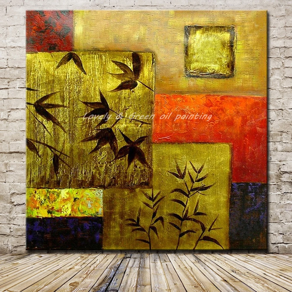 

Mintura Hand Painted Modern Abstract Oil Painting On Canvas Large Wall Art Pictures For Living Room Wall Decoration Unique Gift