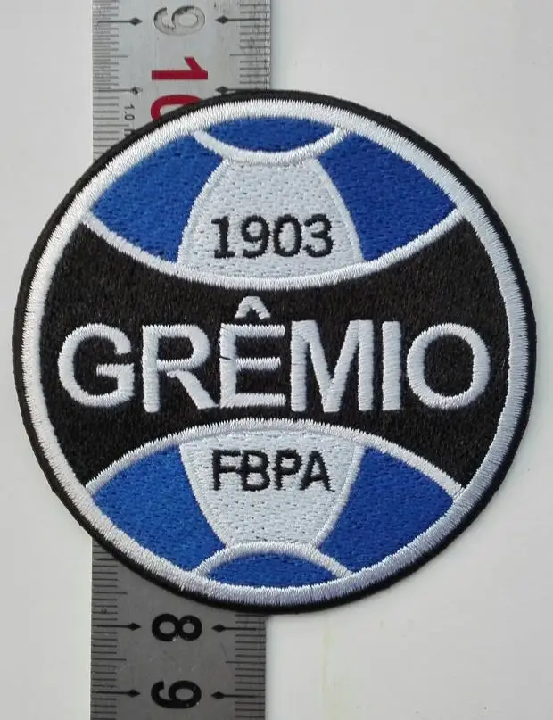 2 шт./лот Футбольная форма логотип футбольной команды Gremio вышитая