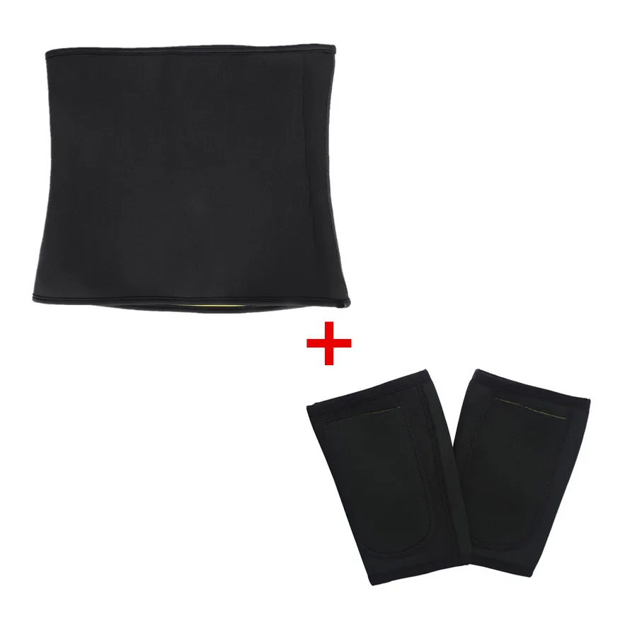 Arm Sleeve and Belt Пояс корректирующий 1 пара женский тренажер для талии утягивающий пояс моделирующий корсет Пот Сауна нарукавники Корректирующее белье - Цвет: Arm Sleeve and Belt