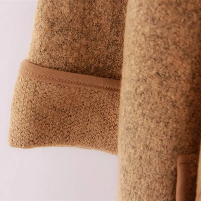 Новинка 2017 осенне-зимний женский кардиган Длинный свободный вязаный однотонный