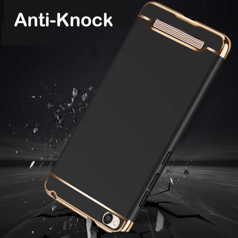 3 in 1 Case For Xiaomi Redmi 4A 5.0'' Luxury 360 Degree Protection Ultra Thin Slim Hard Back Cover 4 A | Мобильные телефоны
