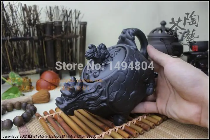 Чайный набор Исин чайный горшок 370 мл китайский настоящий Рудный Фиолетовый