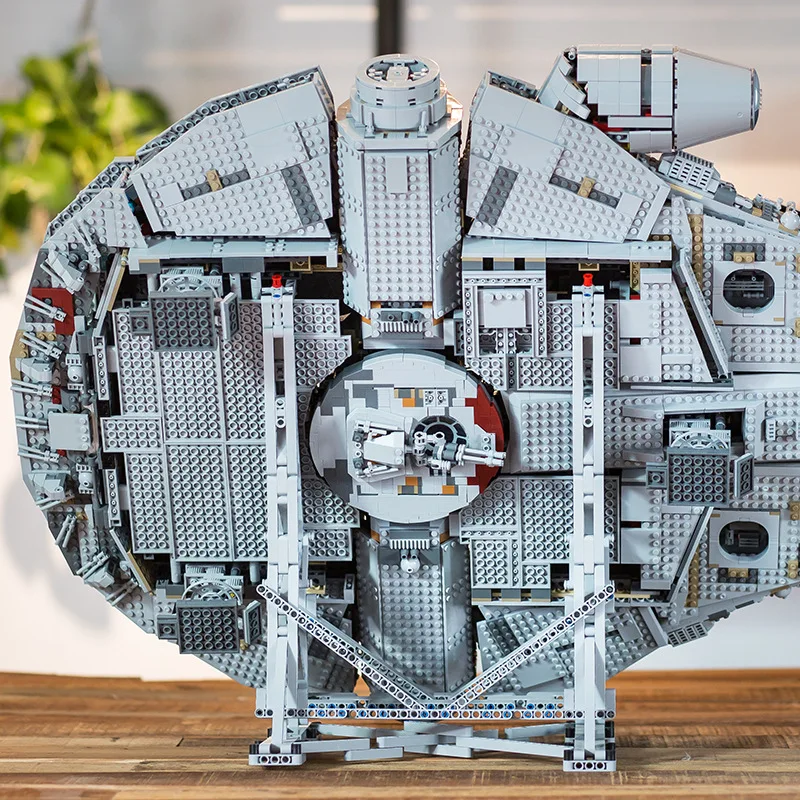 Вертикальный дисплей стенд для Millennium Falcon Star Wars Строительные блоки классический