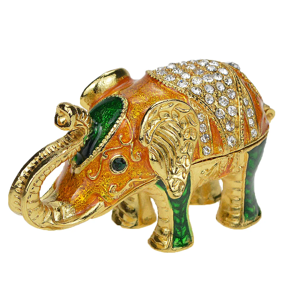 

FLETCHER Brand Metal Exquisite Artificial Elephant for Jewelry Box