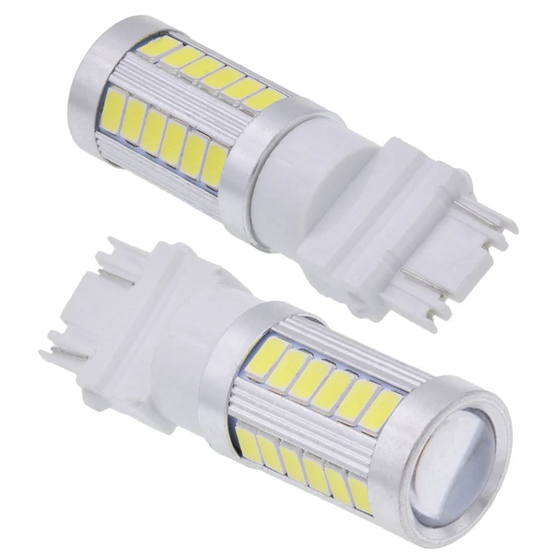 2 шт. 3157 3047 3057 5630 33-SMD красный 900 люмен 8000K супер яркий светодиодный стоп-сигнал с