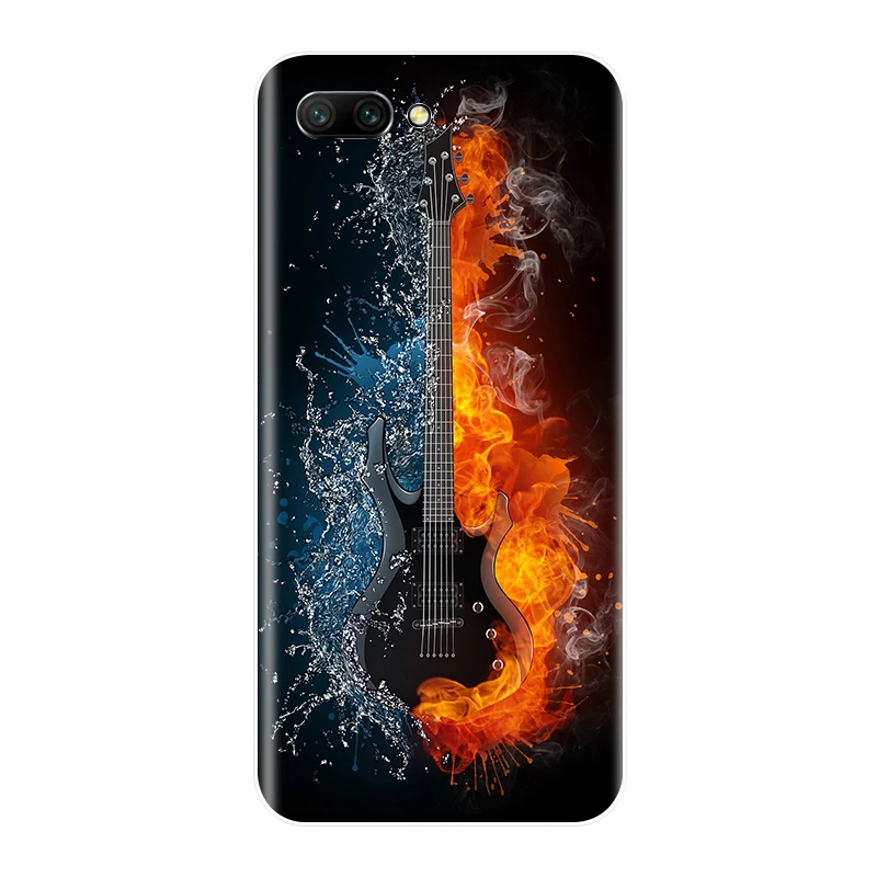 Чехол для телефона Huawei Honor 10 9 8 7 Lite Soft Silicone TPU Cute Cat Painted Back Cover 7A 7C 7S 7X Pro On.