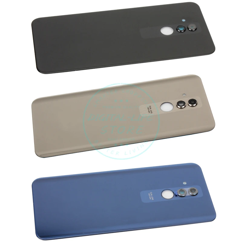 Для Huawei Mate 20 Lite оригинальная задняя крышка батарейного отсека + камера Стеклянная