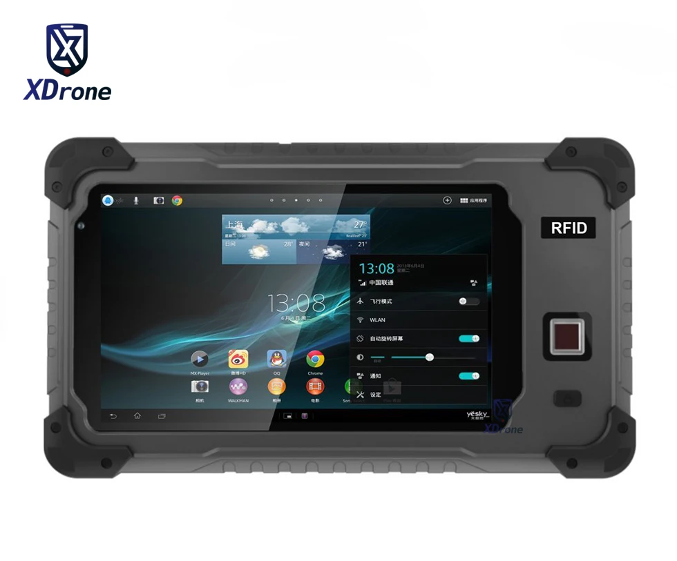 Китай s70l Прочный Android Планшеты PC отпечатков пальцев телефона RS232