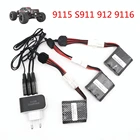 Новая версия радиоуправляемого автомобиля S911 9,6 в 800 мА  ч 15C EL-6P SM-6P EL-2P литий-ионный аккумулятор S911 S912 9115 9120 RC Monster Запчасти для радиоуправляемого грузовика