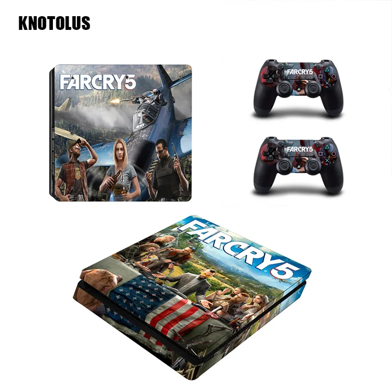 Far Cry серии Стикеры s винил Обложка Наклейка для Play Station 4 тонкий кожи консоли