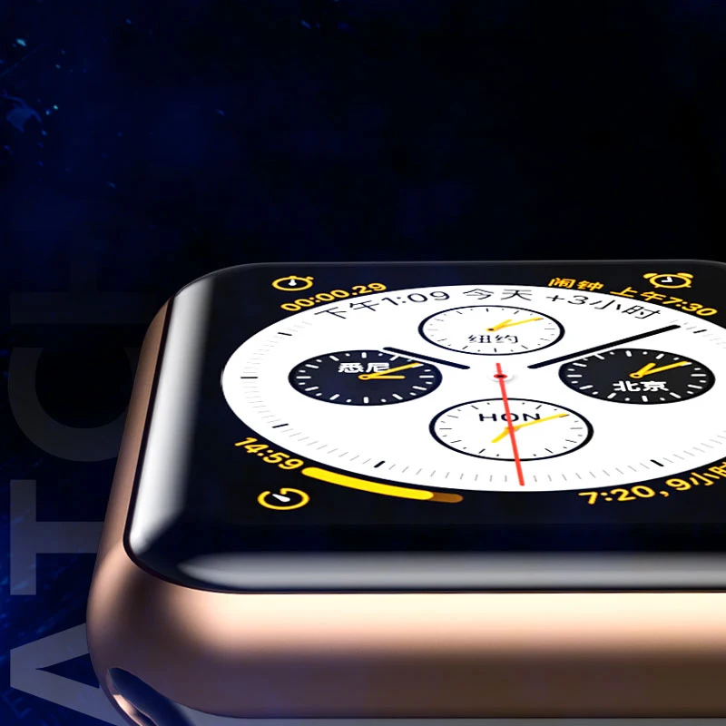 Suntaiho ТПУ полное покрытие HD защитная пленка для экрана Apple Watch серии 4 44 мм Защитная