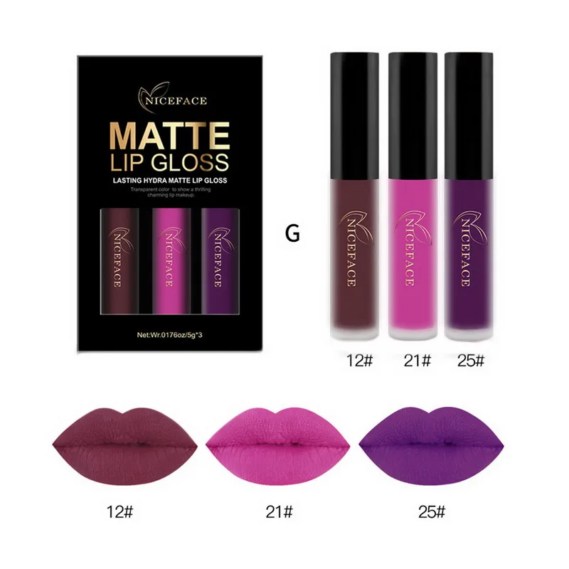 Hotest Nude Batom Mate блеск для губ макияж жидкая губная помада с увлажняющим действием