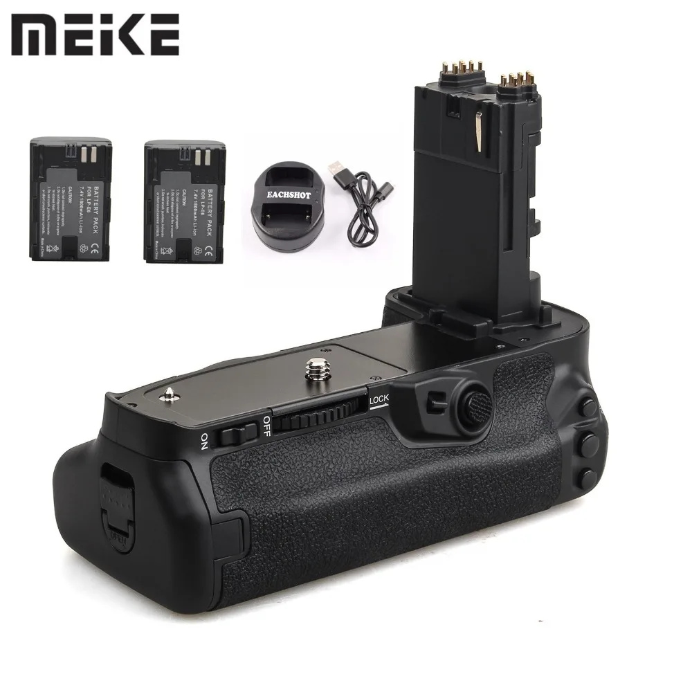 

Meike MK-5D4 Multi-Power Battery Grip Pack for Canon EOS 5D mark IV Camera as BG-E20 with LP-E6 Battery And USB Dual Charger
