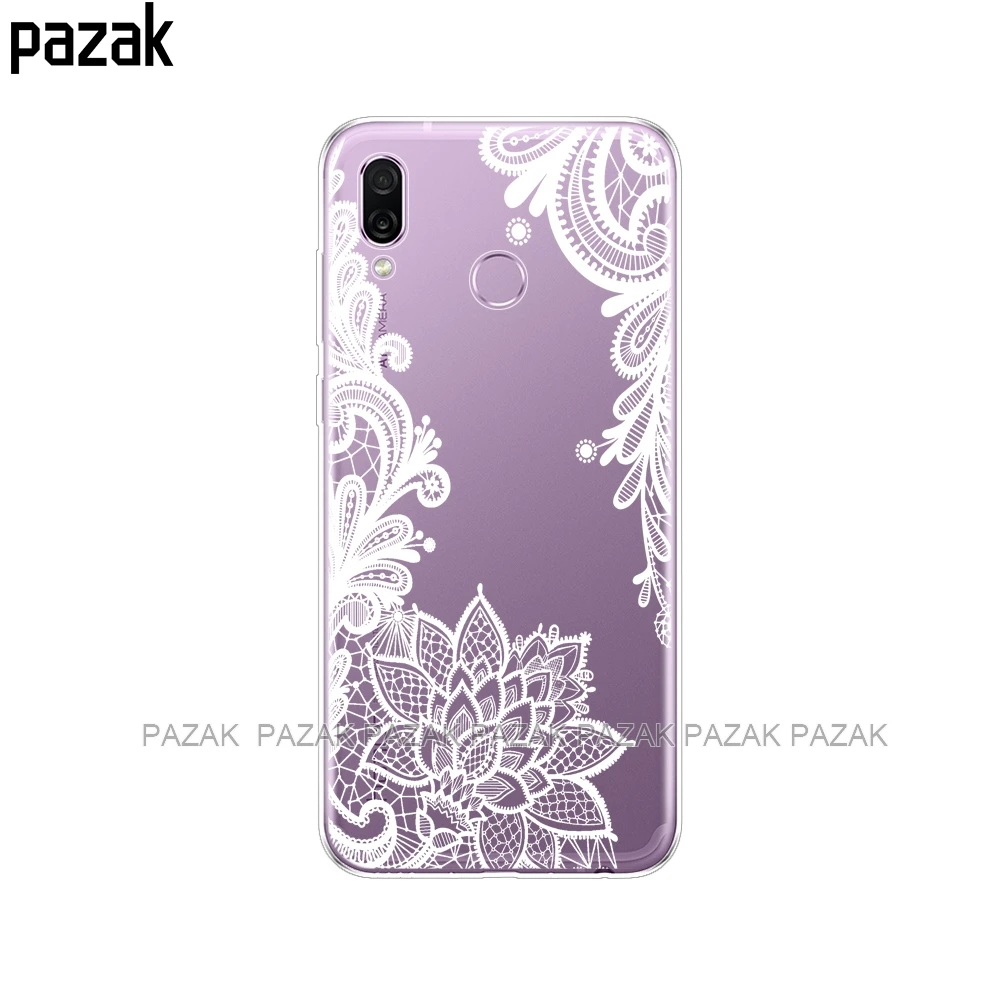 Мягкий силиконовый чехол для huawei Honor Play 6,3 ''мягкая термополиуретановая накладка на заднюю панель чехол s для huawei Honor Play чехол etui сумки бампер - Цвет: 34353