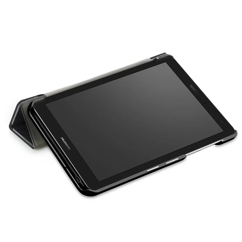 Для Huawei MediaPad T3 7 3G BG2-U01 (2017) тонкий складной чехол смарт-чехол с подставкой для 0 |