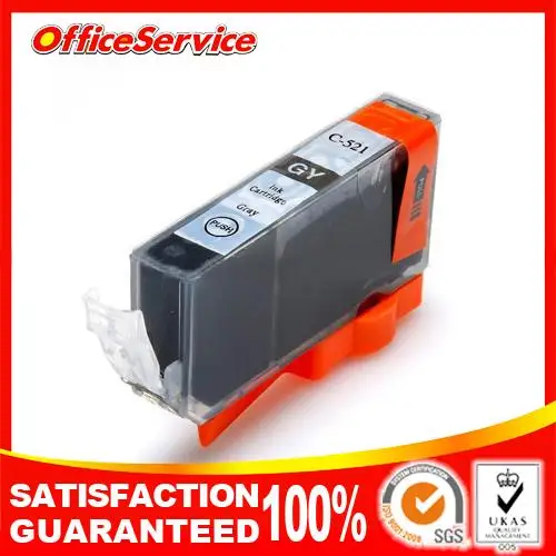 

replacement ink cartridge for canon PGI -521 GY pixus MP990 MP980 gray colour 4PK free shipping