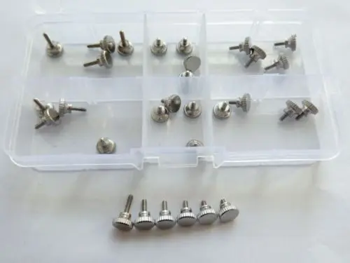 30 шт. M2 винты с накатанной головкой выше ручные Скручивающиеся фиксирующие