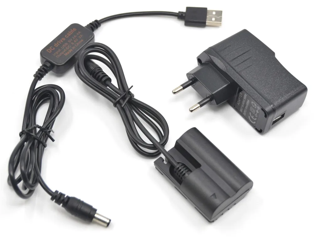 ACK-E2 USB зарядное устройство для мобильных устройств+ DR-400 BG-E2 E2N BP-511 муляж батареи+ USB адаптер для Canon EOS 20D 30D 40D 5D 50D D30 D60