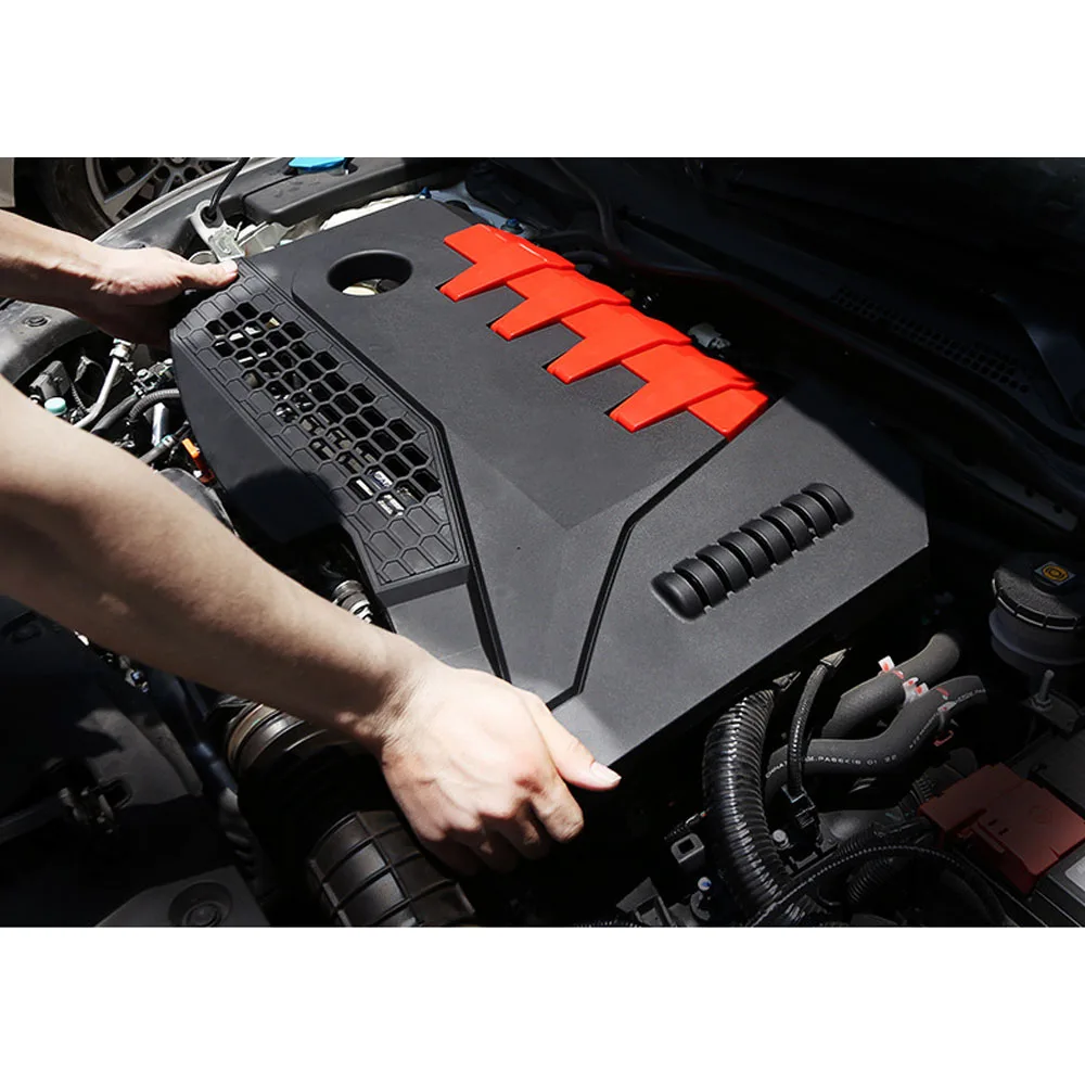 ABS пластик крышка двигателя капот звуконепроницаемый для Honda Civic для Civic 10th