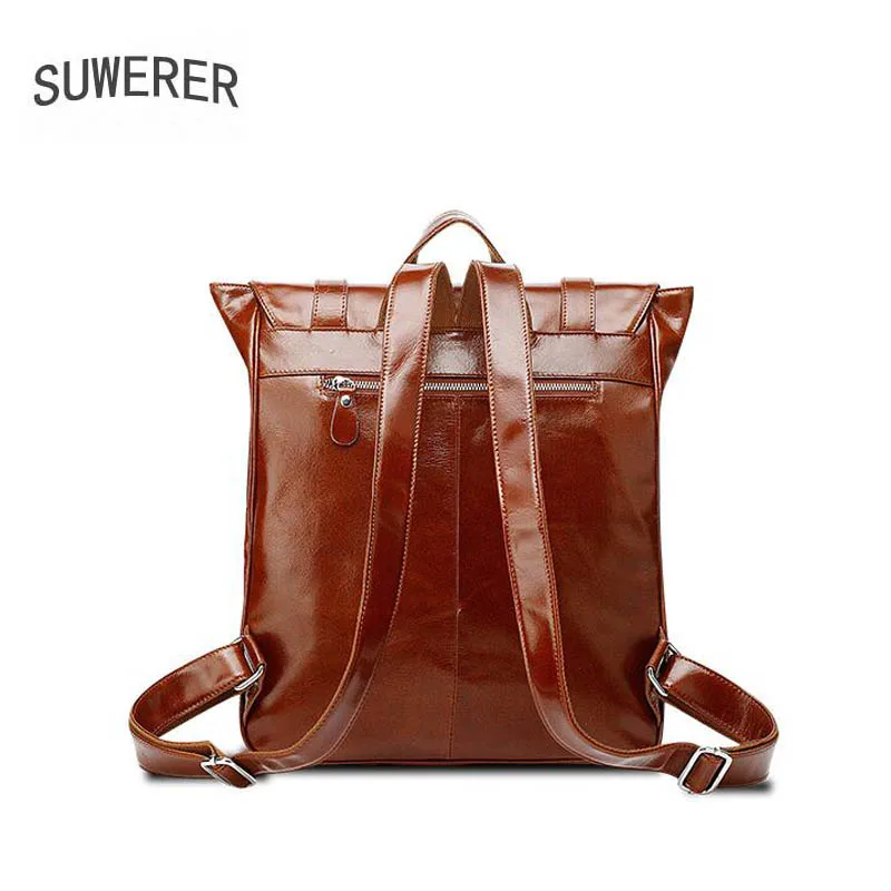 Модная кожаная мужская сумка в европейском и американском стиле дорожный рюкзак