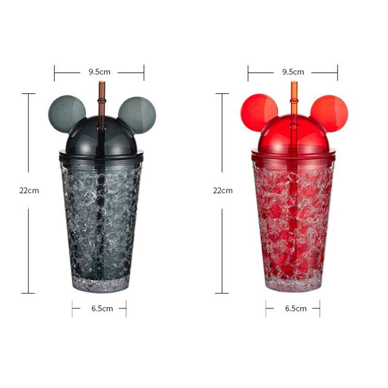 Креативные кружки с рисунком из мультфильма чашка измельченным льдом крышкой
