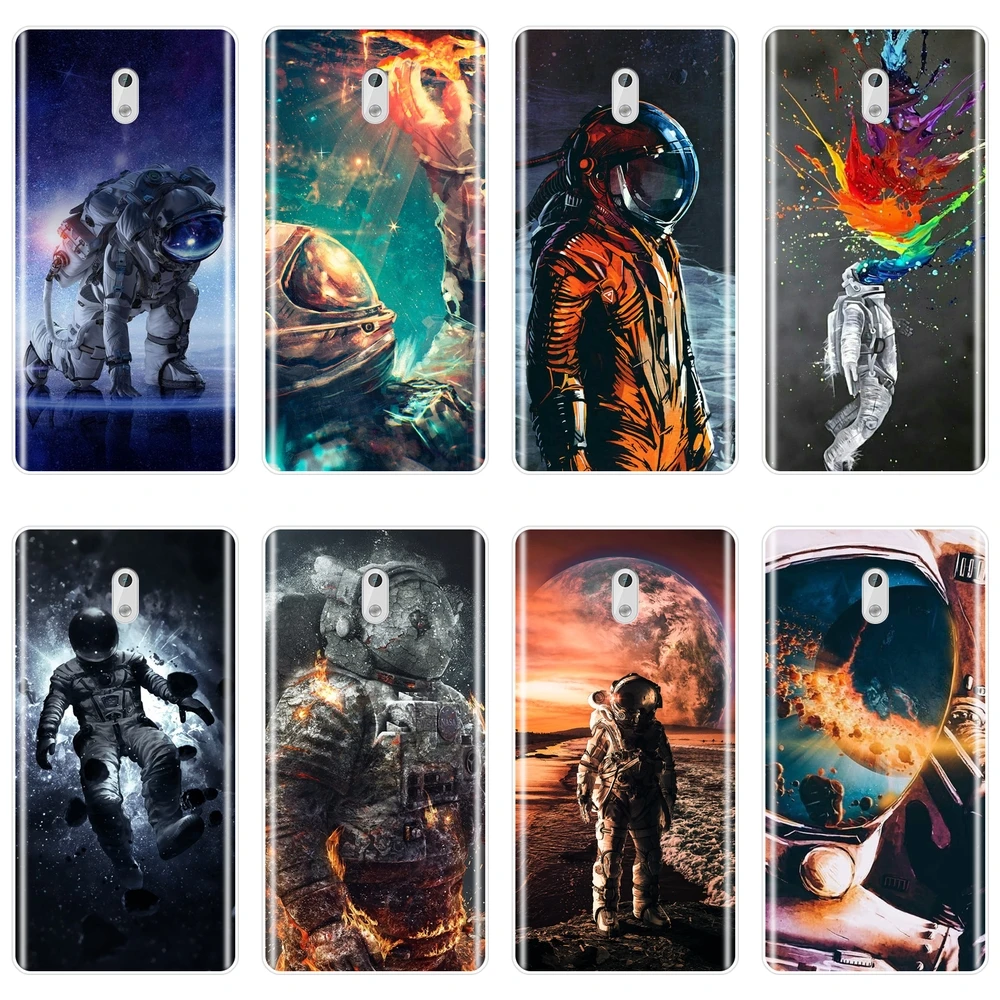 Чехол Colorfu для мальчиков Nokia 8 6 5 3 2 1 мягкий силиконовый космический крутой мужской