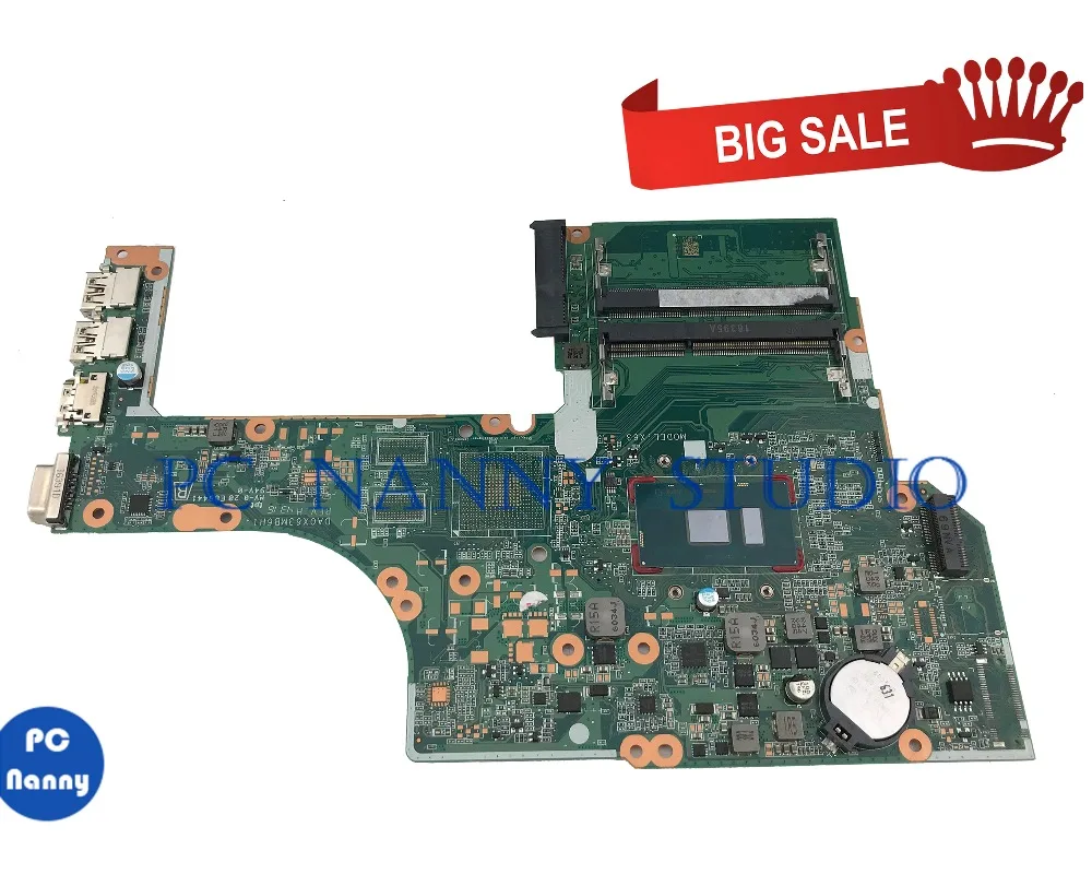 Материнская плата PCNANNY для ноутбука HP Probook 450 470 G3 DA0X63MB6H1 3855U SR2EV