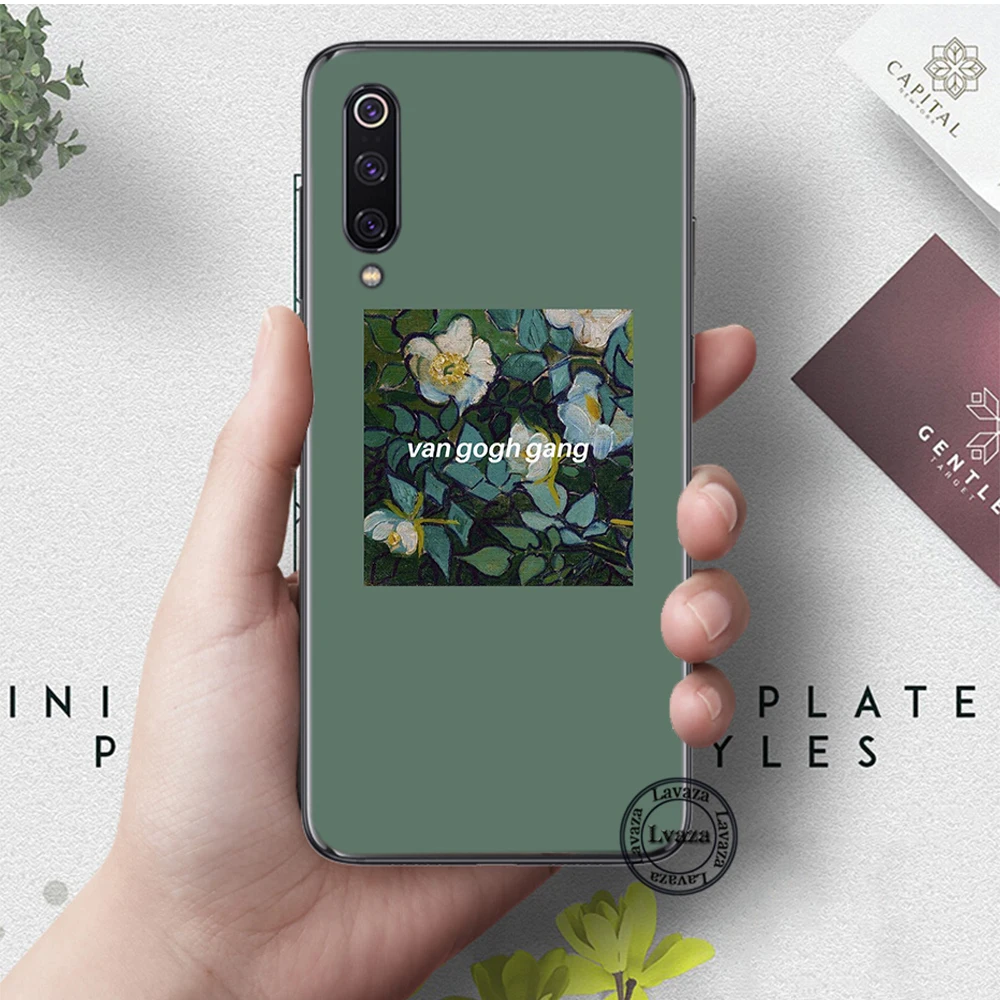 2 Отличная Живопись Ван Гог силиконовый чехол для Xiaomi Mi 5X6 6X8 9 SE 9T Pro CC9E CC9 A3 F1 A1 A2 Lite MAX 3 - Цвет: 2