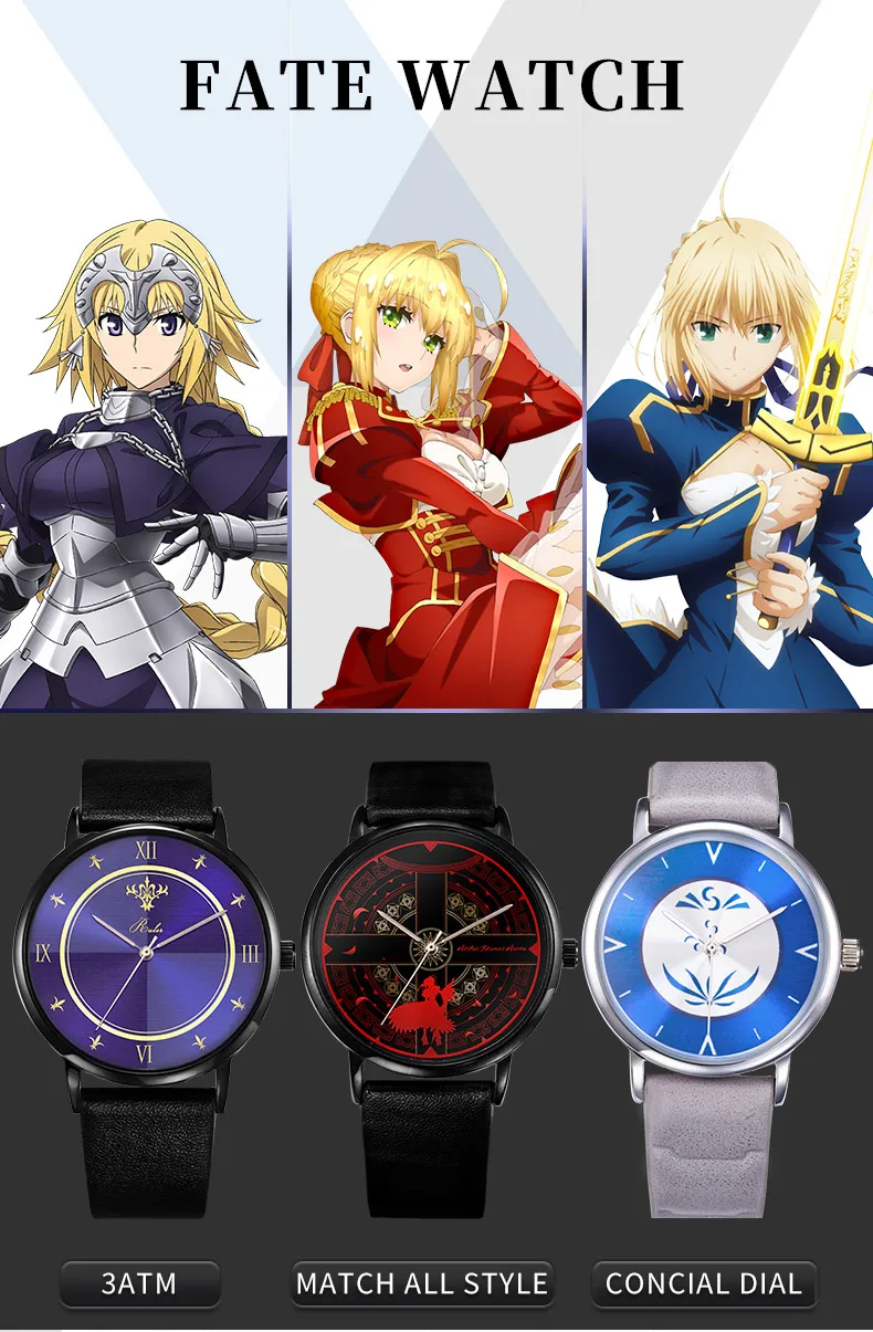 Fate apocripha Аниме часы роль мордреда Жанна д 'Арк/Alter фигурка модель подарок Новое поступление
