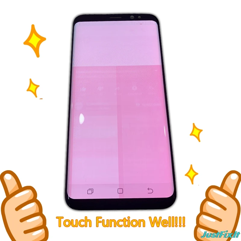Super AMOLED для Samsung Galaxy S8 plus G950 G950F G955fd G955F жидкокристаллический дисплей с сенсорным