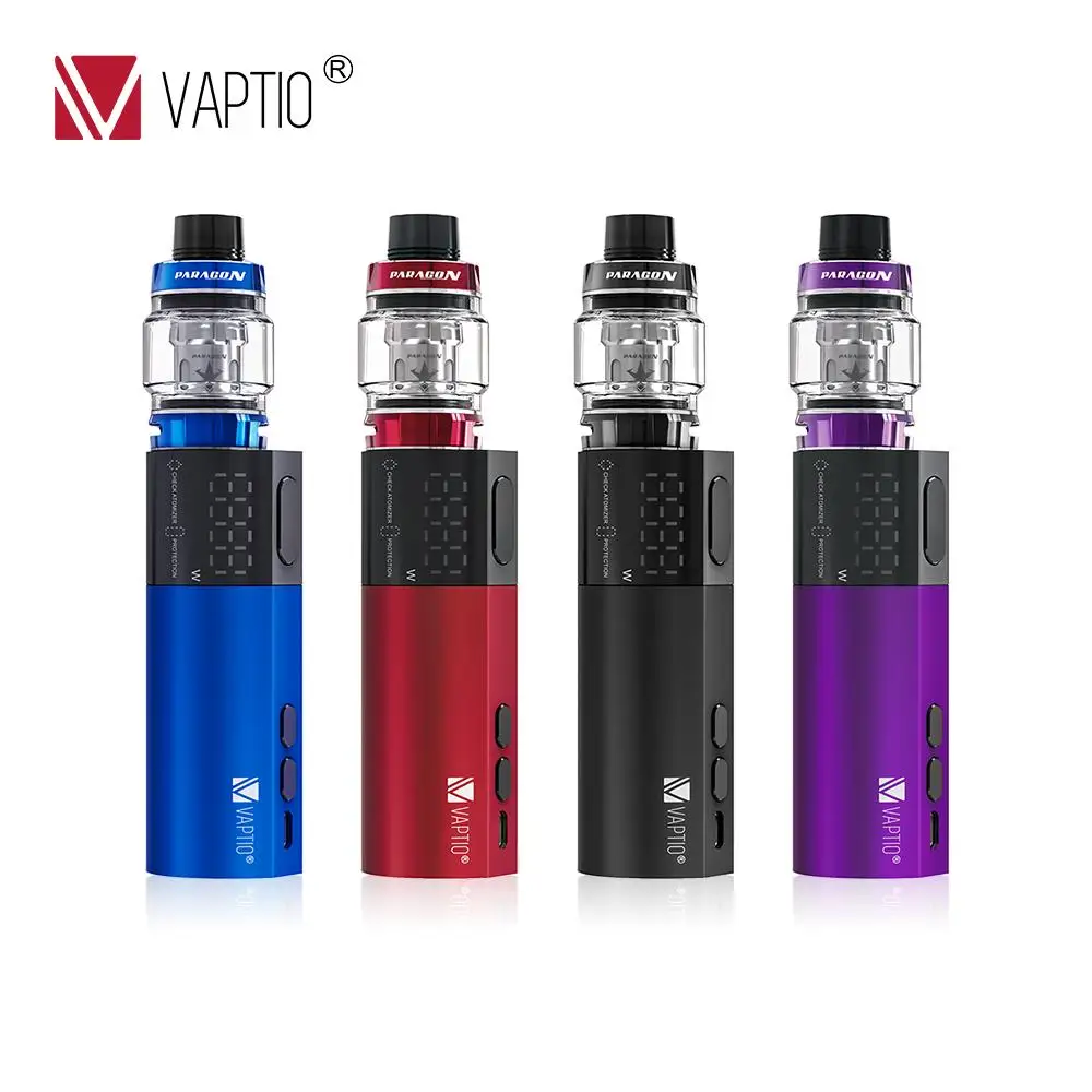 1 【большая Емкость 8 мл Высокая мощность 100 Вт 】 электронные сигареты Vaptio VEX Vape Kit с