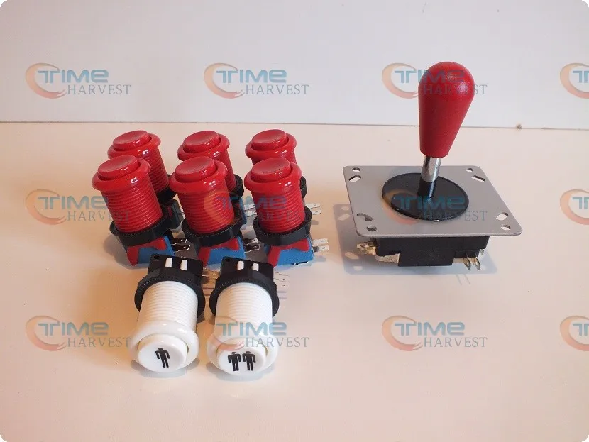 Аркадные части комплект комплектов посылка с кнопкой кнопки запуска плеера