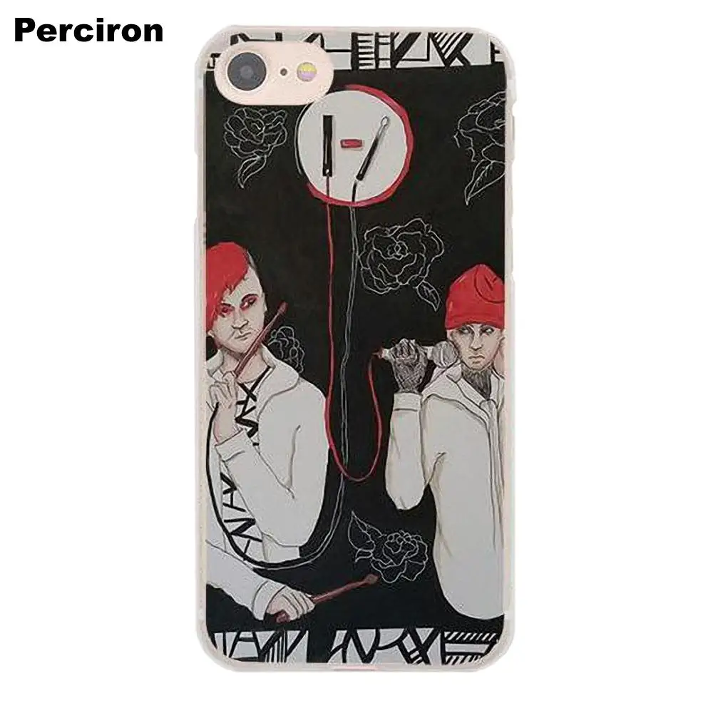 Мягкий пользовательский телефон 21 Twenty One Pilots для Apple iPhone X 4 4S 5 5C SE 6 6S 7 8 Plus LG G3 G4 G5 G6 K4